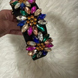 Multicolor Gemstone Embellished Headband